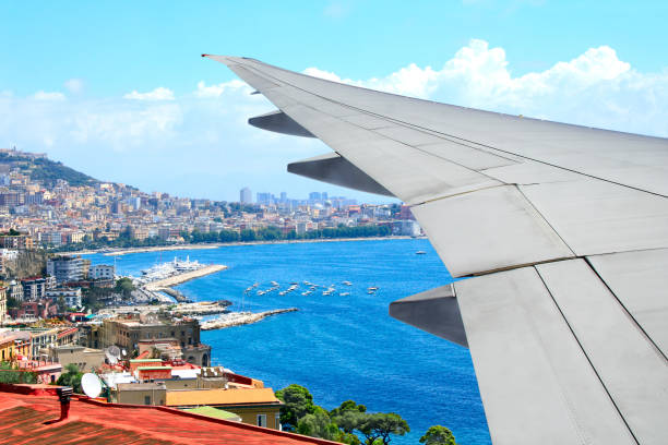 istock Looking Out the Window of a Plane 1223241975