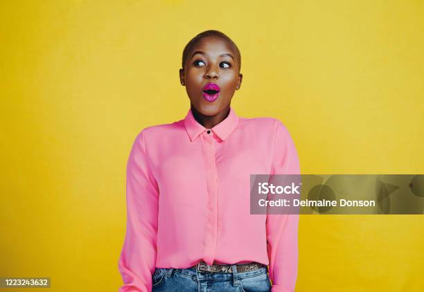 Oh My Word Stock Photo - Download Image Now - Women, Surprise, One Woman Only