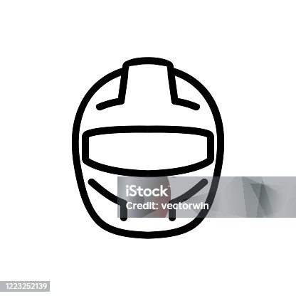 istock protective fullface helmet front view icon vector outline illustration 1223252139