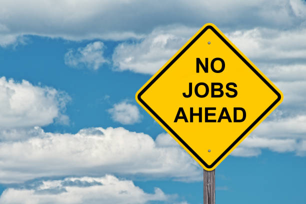 istock No Jobs Ahead Warning Sign 1223253197