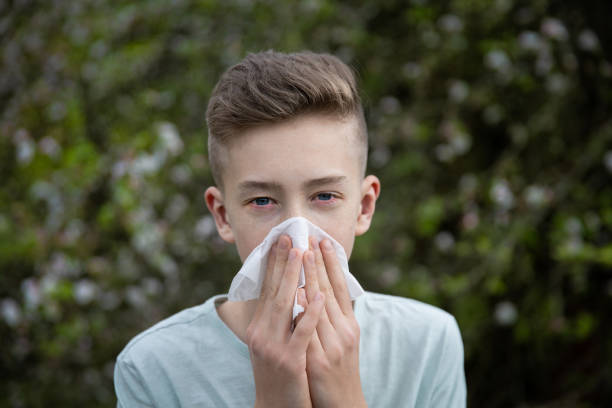 istock Suffering from pollen allergy stock photo 1223254835