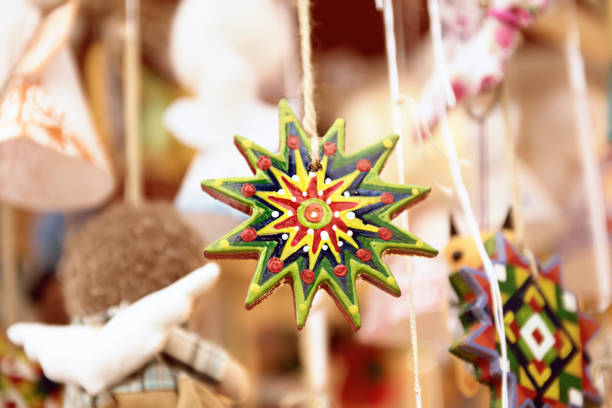 istock Christmas market background 1223257867