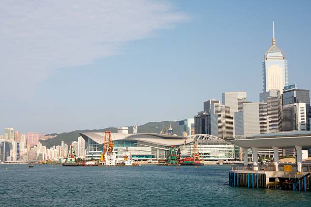 istock Pier at Victoria Harbour in Hong Kong 122326142