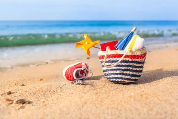 Photo of Beach Holiday Still Life Scene