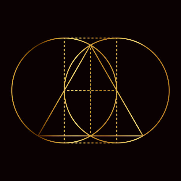 Equilateral Triangle Sacred Geometry Symbol A sacred geometry symbol. File is built in CMYK for best printing results and can easily be converted to RGB. alchemy symbols stock illustrations