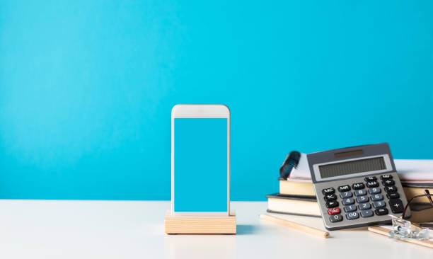 istock Mobile Phone On The Office Desk 1223266178