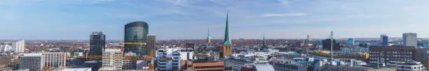 Panoramic view over Dortmund