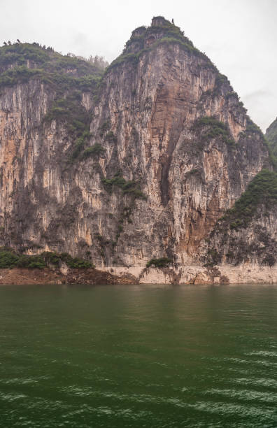 istock Cliff on mountain along Yangtze River Qutang Gorge, Baidicheng, China. 1223276751