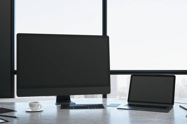 istock Modern coworking office room 1223276788