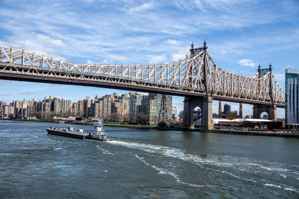 59th street bridge - queensborough bridge imagens e fotografias de stock