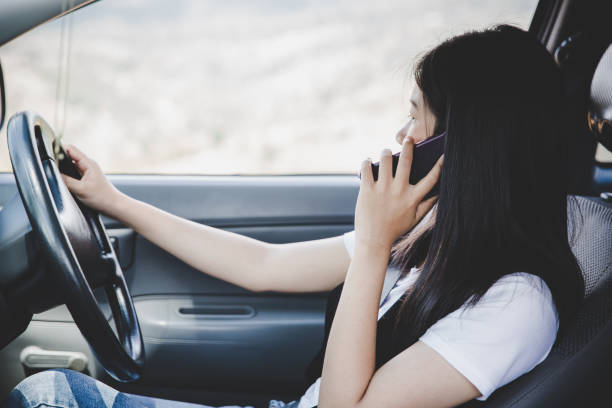 istock Woman is talking on her phone 1223285326
