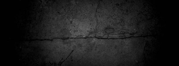 istock Old wall texture cement dark black gray panoramic background abstract grey color design are light with white gradient background. 1223293488