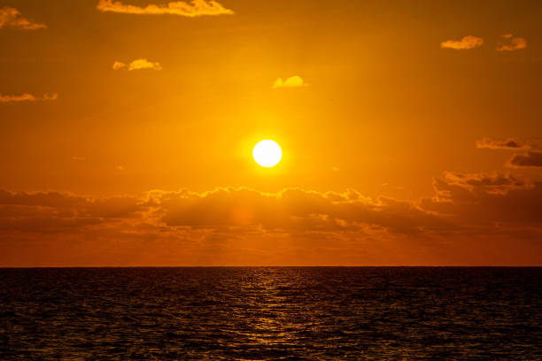 istock Beautiful carribean sunset at the sea side 1223297627