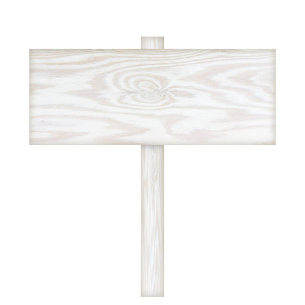istock Wooden sign isolated on white background 1223301256