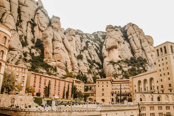 Montserrat Monastery in Catalonia, Spain
