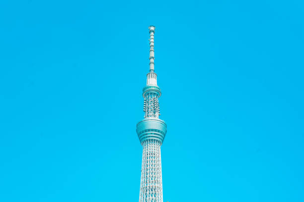 arbre du ciel de tokyo - sky tree audio photos et images de collection