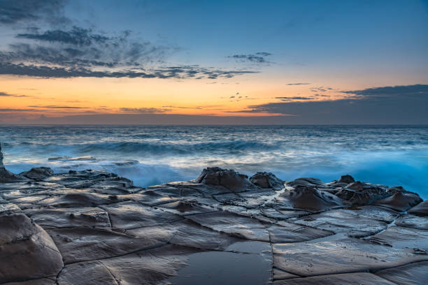 istock Coastal Sunrise Seascape from Rock Platform 1223320399