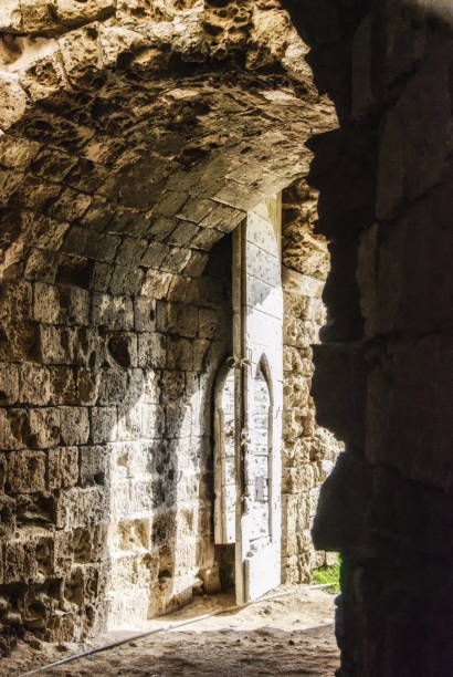 istock Vaulted hall inside the citadel of Othello's Tower. 1223330662