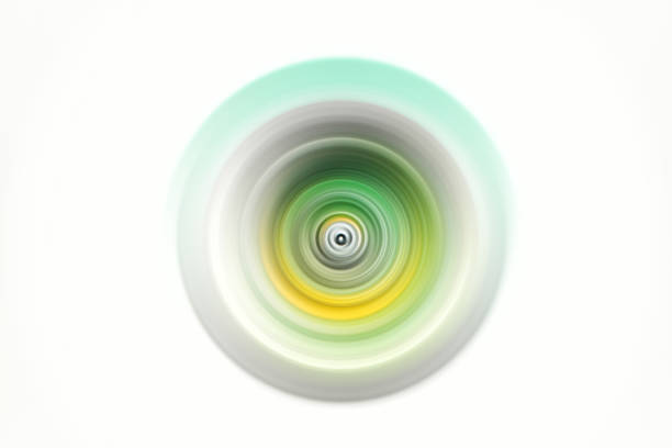 Spheres separated by color into sections formed with circles