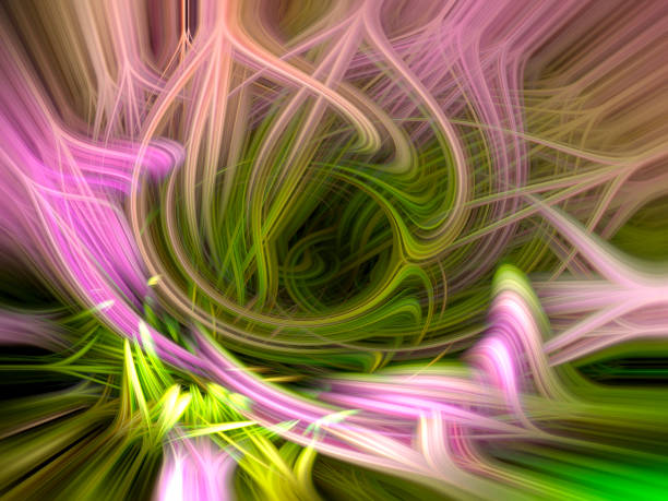 istock Abstract background with colorful lines 1223331927