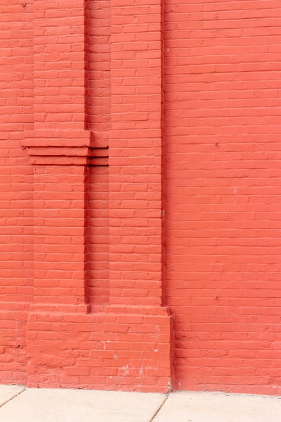 istock Antique red painted traditional brick wall texture background 1223333186
