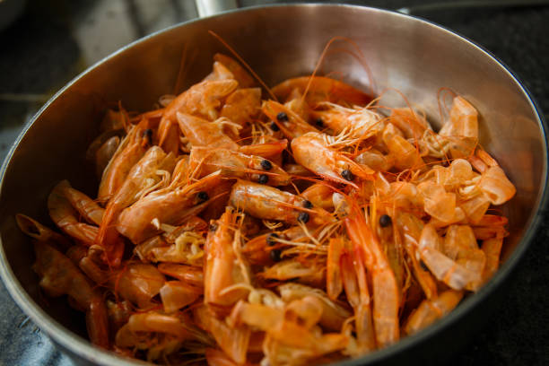istock Asian Prawn Broth with Rice Noodle 1223333273