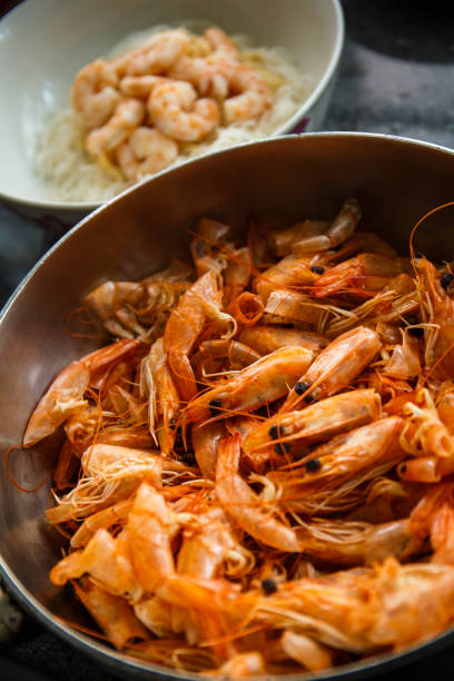 istock Asian Prawn Broth with Rice Noodle 1223333342