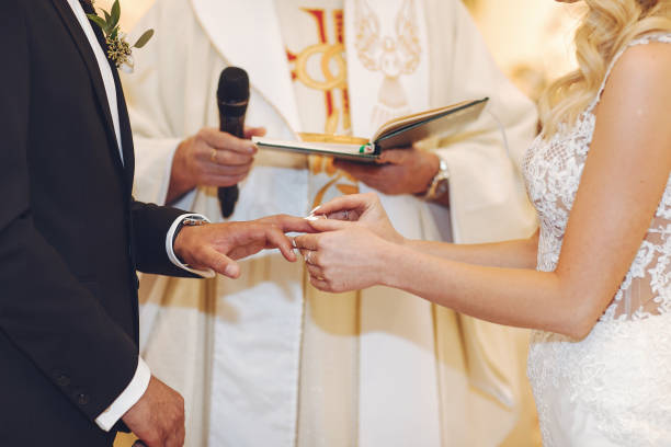 istock Elegant wedding couple 1223333426