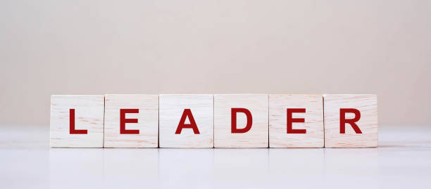 istock LEADER cube blocks on table background. Leadership, Management and Business concept 1223342178