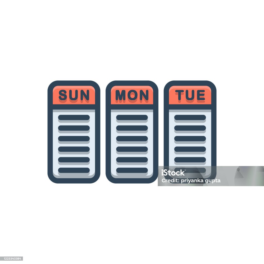 Program And Events Icon Programs Schedule Stock Illustration - Download Image Now - Event, Icon ...