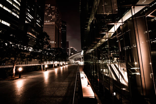 istock Tokyo Shiodome of night view 1223345745