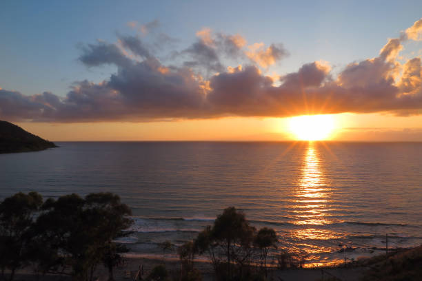 istock Sunset from Trentova bay 1223347179