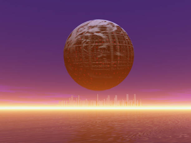 Fantastic landscape of Sphere and Sea
