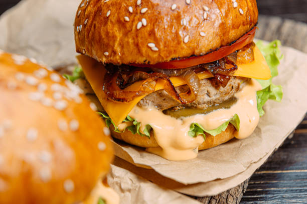 istock close up tasty beef burger 1223354010