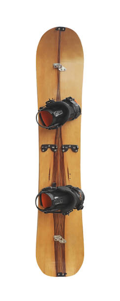 splitboard isolato - tavola da snowboard foto e immagini stock