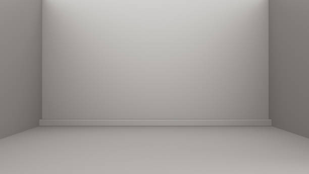 istock Abstract Grey Empty  Room Background. 3D Illustration.
Grey Shadow in Square Room Shape. 1223368468