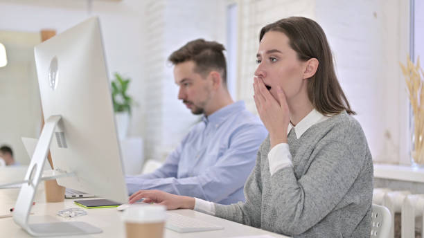 istock Shocked Creative Woman Reacting to Failure 1223373877