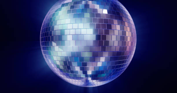 istock Animation of disco ball turning loop 1223382660