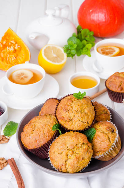 istock spiced pumpkin muffins with walnuts and cranberries 1223382775