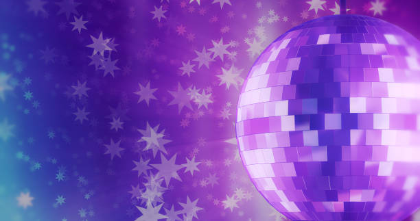 istock Animation of disco ball with bokeh 1223382904