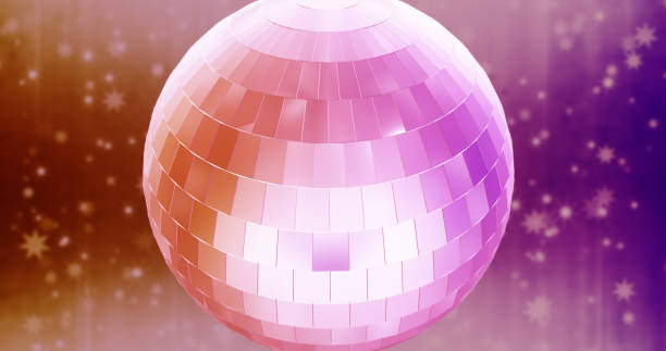 istock Animation of disco ball with bokeh 1223382908