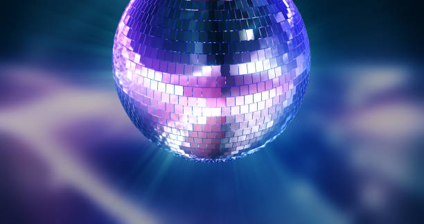 istock Animation of disco ball with bokeh 1223383613