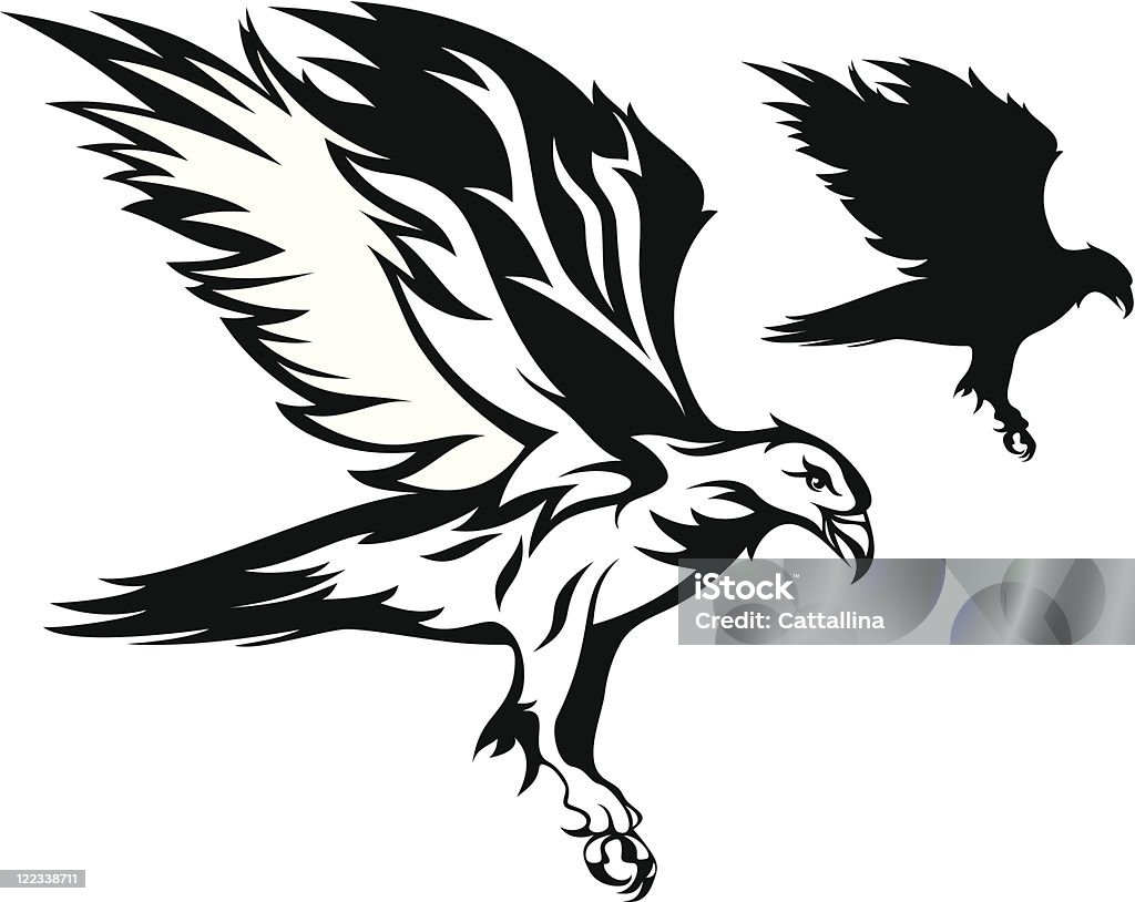 eagle - clipart vectoriel de Aigle libre de droits