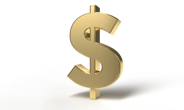 istock golden Dollar sign (clipping path) 1223393844