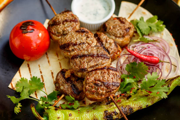 istock kebab with pita bread and grilled vegetables 1223397079