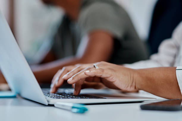istock Productivity pours out of her fingertips 1223399434