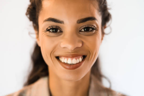 istock Happy african-american woman 1223407741