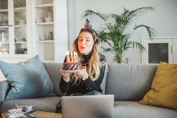 istock Birthday during isolation period 1223408120