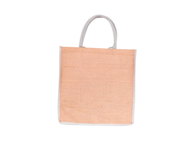 istock Eco friendly canvas shopping bag on white background 1223411549