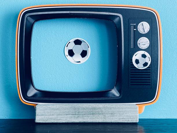istock Soccer ball in tv 1223413399